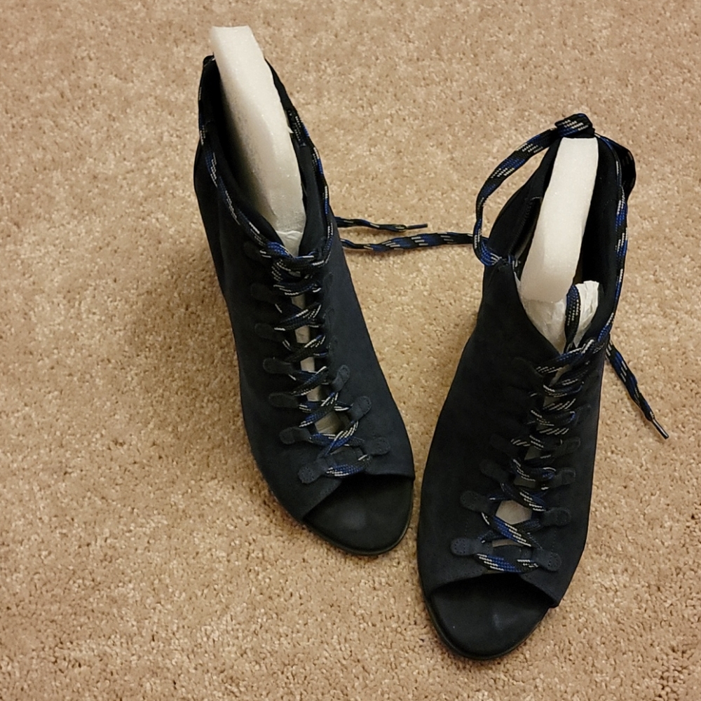 Blue suede shoes